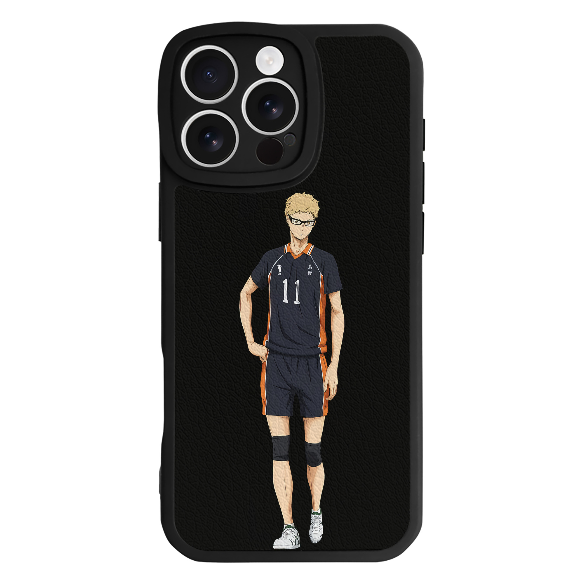 （画像用） ハイキュー!! Haikyu!! 【iPhone 16シリーズ対応】シリコンスマホケース（レザー調） 材質：シリコン